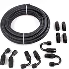6AN 10FT Nylon Braided Cpe Fuel Line Hose With AN6 Fittings Black For Toyota New. Price: $47.49.