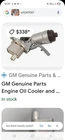 Gm Chevy Cruze Sonic Aveo Engine Oil Cooler And Filter 1.8L New. Price: $200.00.
