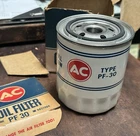 Nos Gm PF30 White Embossed Oil Filter Olds 442 W30 Pontiac Gto Tri Power Cadi New. Price: $299.99.