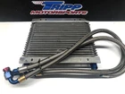 Racing Engine Oil Cooler With AN6 Lines 11X10X2 Used. Price: $89.00.