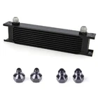 AN10-10AN Stacked Plate Oil Cooler With Row-bk, New. Price: $57.99.