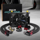 Fit For Universal 25 Row Aluminum Transmission Oil Cooler + 7" Electric Fan New. Price: $162.49.