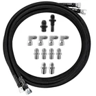 Murealy Transmission Cooler Lines Upgraded 6AN Black 70-INCH, New. Price: $54.02.
