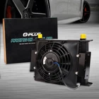 30 Row 10AN Universal Aluminum Transmission Engine Oil Cooler + 7" Electric Fan New. Price: $108.67.