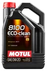 Motul 5L Synthetic Engine Oil 8100 0W20 Eco-clean Case Of 4 108862 New. Price: $244.26.