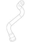 Genuine Ford Engine Coolant Hose BC3Z-6B851-B New. Price: $40.88.