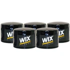 Wix Set Of 5 Engine Motor Oil Filters For Chrysler Dodge Hyundai Mazda Gas New. Price: $49.95.
