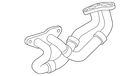 Genuine Lexus Engine Oil Cooler Line 15771-31010 New. Price: $51.39.