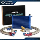 15 Row AN10 Engine Universal Thermostat Adaptor Racing Oil Cooler Fit For Car New. Price: $111.84.