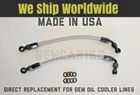 Mitsubishi Lancer Evolution 7 8 9 Ss Braided Oil Cooler Lines Hose Pipes New. Price: $179.00.