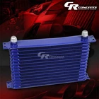 14-ROW 10AN Full Aluminum Universal Engine/transmission Racing Oil Cooler Blue New. Price: $33.57.