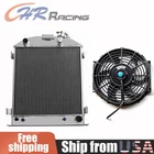 Row Aluminum Radiator + Fan Ford 1932 Hot Rod W/chevy 350 V8 Engine New. Price: $175.00.