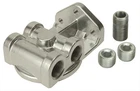 Derale 25049 Remote Filter Mount Aluminum Bracket Dual In/out 3/8" Npt Each New. Price: $50.22.