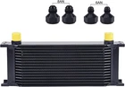 16 Row Oil Cooler, 10AN Stacked Plate Transmission Engine Universal Black New. Price: $49.99.