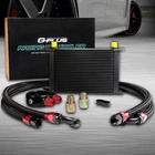Universal 25 Row AN-10 Engine Aluminum Cooler Filter Adapter Kit&oil Line New. Price: $224.44.