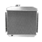 3 Row Aluminum Radiator+fan Shroud For 1955-1957 Chevy Bel Air Nomad V8 New. Price: $158.88.