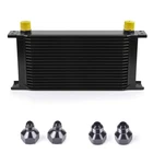 19 Row AN10-10AN Stacked Plate Oil Cooler, 6AN 8AN Adapter, Universal Engine Tra New. Price: $123.99.