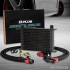 15 Row 10AN Universal Aluminum Transmission Engine Oil Cooler+filter Adapter Kit New. Price: $99.11.
