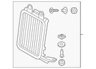 Genuine Bmw Oil Cooler Assembly 17-21-7-601-536 New. Price: $508.03.