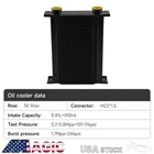Aluminum Universal 34 Row Transmission Engine Oil Cooler M22 1.5 Female Ports Bk New. Price: $59.00.