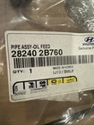 Usa New Genuine Hyundai Turbo Oil Feed Pipe Assembly 28240-2B760. Price: $46.00.