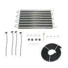 8 Rows Aluminum Remote Transmission Oil Cooler/auto-manual Radiator Converter New. Price: $33.80.