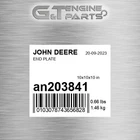 AN203841 End Plate Fits John Deere (surplus Open Box) New. Price: $421.52.