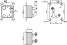 Engine Oil Cooler New. Price: $108.99.