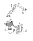 Genuine Mopar Oil Cooler Tube 5047388AD New. Price: $90.44.
