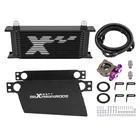 Universal 16 Row Oil Cooler Kit 10AN Engine Transmission W/ Hose Clamp New. Price: $150.96.