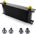 16 Row AN10-10AN Stacked Plate Oil Cooler With 6AN 8AN Adapters New. Price: $82.99.