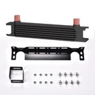 7 Row 10AN Universal Aluminum Engine Oil Cooler W/ Mounting Bracket Kit Black New. Price: $36.51.