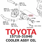 New Toyota Genuine 4RUNNER Fj Cruiser Tundra Cooler Assy Oil 15710-31040. Price: $454.99.