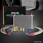 Universal 25 Row 10AN Aluminum Racing Engine Oil Cooler Thermostat Adaptor Kit New. Price: $120.58.