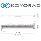 Koyorad EC0055J Automatic Transmission Oil Cooler For Radiator Cooling Belts Qy New. Price: $82.93.