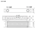 Oil Coolers XC191106W New. Price: $260.57.