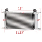 19ROW 10AN Aluminum Engine Transmission Oil Cooler -silver Fit For Universal New. Price: $66.00.
