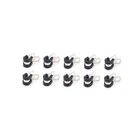 Quickcar 66-830, Line Clamp Set Of 10 Adel 0.25 Id Rubber Lining Aluminum New. Price: $24.55.