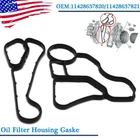 Engine Oil Filter Housing Gasket & Cooler Seal 11428637821 For Bmw N52 N54 N56 New. Price: $7.19.