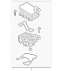 Genuine Porsche Cooler Assembly 958-107-271-21 New. Price: $491.41.