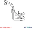 Jeep 14-20 Cherokee Oil Cooler Pressure And Return Hose Tube 68102151AE Used. Price: $139.99.